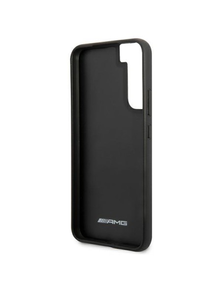 AMG Carbon Stripe&Embossed dėklas, skirtas Samsung Galaxy S22+ - juodas AMG Carbon Stripe&Embossed dėklas, skirtas Samsung Galaxy S22+ - juodas