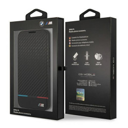 BMW M Collection Triangles dėklas Samsung Galaxy S22+ - juodas