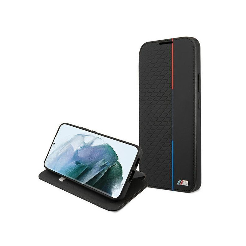 BMW M Collection Triangles dėklas Samsung Galaxy S22+ - juodas