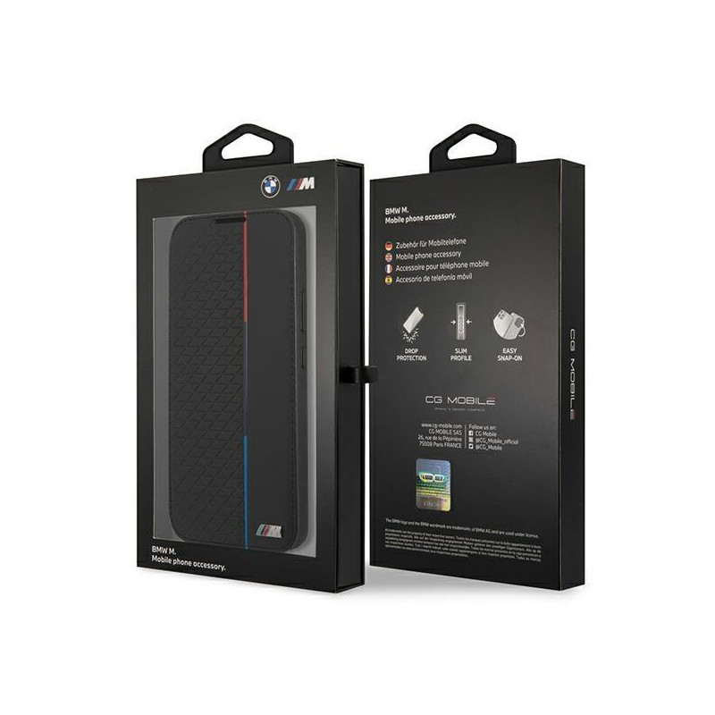 BMW M Collection Triangles dėklas Samsung Galaxy S22+ - juodas