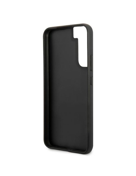 BMW Signature Logo Imprint dėklas, skirtas Samsung Galaxy S22+ - juodas BMW Signature Logo Imprint dėklas, skirtas Samsung Galaxy S22+ - juodas