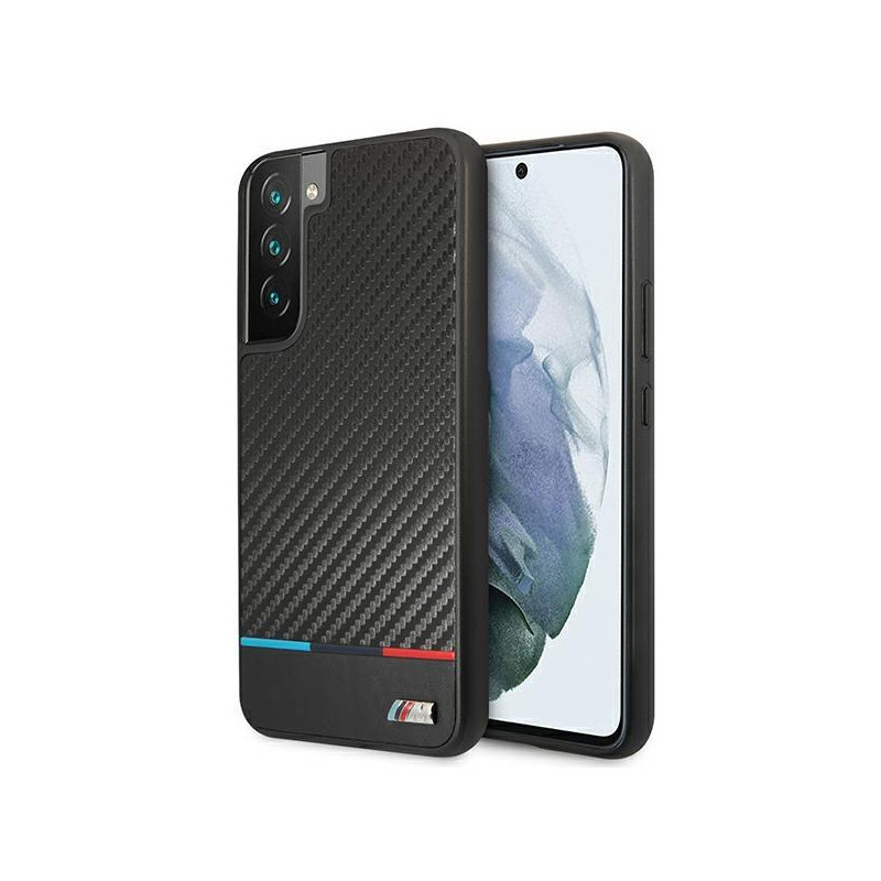 BMW M Collection Triangles dėklas Samsung Galaxy S22+ - juodas