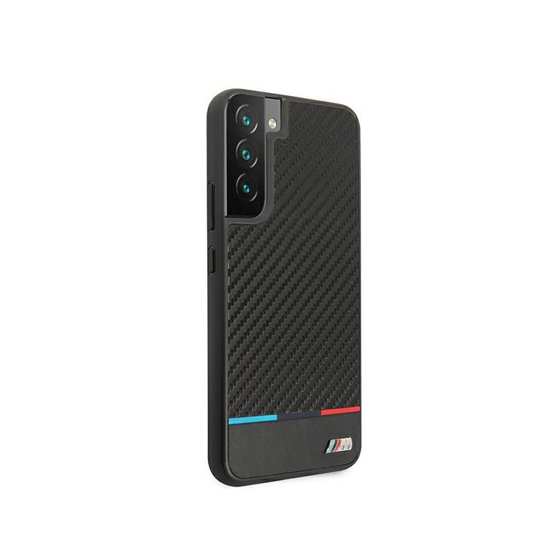 BMW M Collection Triangles dėklas Samsung Galaxy S22+ - juodas