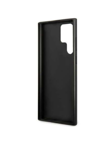 Guess GUHCS22LG4GFGR S22 Ultra S908 pilkas/ pilkas kietas dėklas 4G metalinis auksinis logotipas Guess GUHCS22LG4GFGR S22 Ultra S908 pilkas/ pilkas kietas dėklas 4G metalinis auksinis logotipas