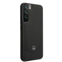 Mercedes Leather Urban Line dėklas Samsung Galaxy S22+ - juodas