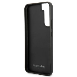 Mercedes Leather Urban Line dėklas Samsung Galaxy S22+ - juodas