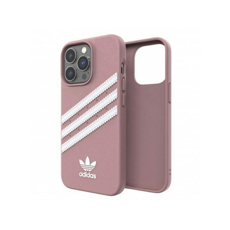 Adidas OR Molded Case PU, skirtas iPhone 13 Pro / iPhone 13 - rožinis