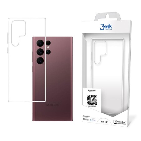3mk Armor Case Samsung Galaxy S22 Ultra 5G - skaidrus 3mk Armor Case Samsung Galaxy S22 Ultra 5G - skaidrus