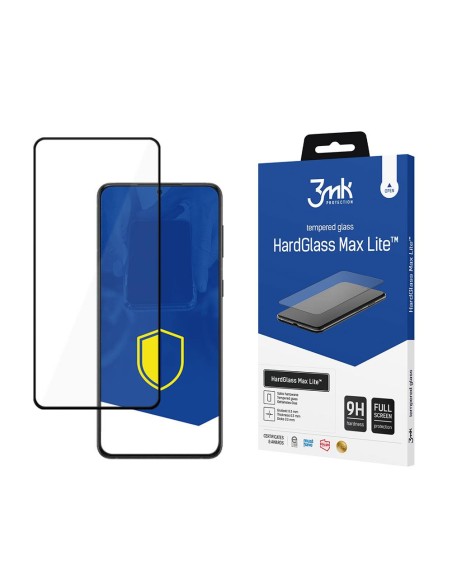 9H 3mk HardGlass Max Lite™ stiklas, skirtas Samsung Galaxy S22 5G 9H 3mk HardGlass Max Lite™ stiklas, skirtas Samsung Galaxy S22 5G