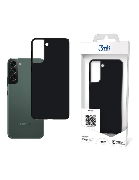 3mk matinis dėklas, skirtas Samsung Galaxy S22+ 5G – juodas 3mk matinis dėklas, skirtas Samsung Galaxy S22+ 5G – juodas