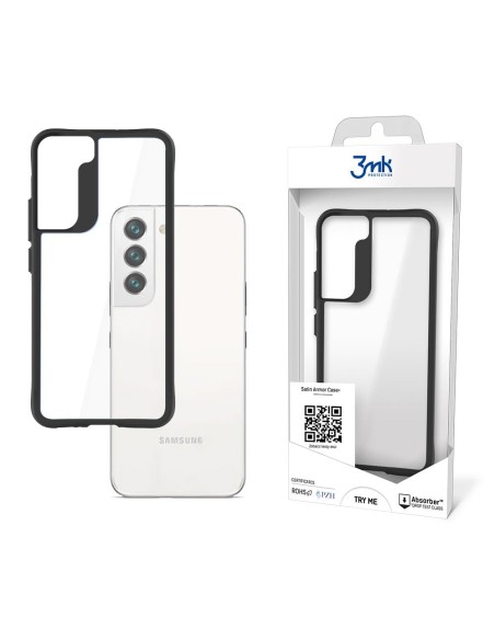 3mk Satin Armor Case+ dėklas, skirtas Samsung Galaxy S22 5G - skaidrus 3mk Satin Armor Case+ dėklas, skirtas Samsung Galaxy S22 5G - skaidrus