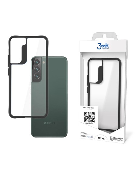 3mk Satin Armor Case+ dėklas, skirtas Samsung Galaxy S22+ 5G - skaidrus 3mk Satin Armor Case+ dėklas, skirtas Samsung Galaxy S22+ 5G - skaidrus