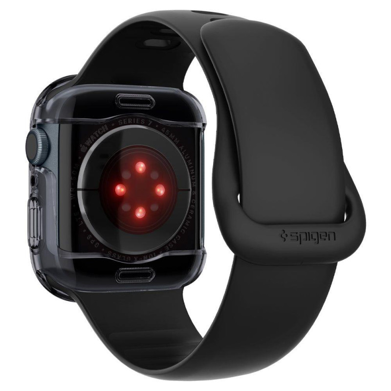 Spigen Ultra Hybrid dėklas Apple Watch 7/ 8 (45 mm) - skaidrus