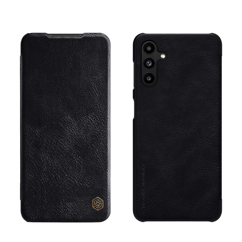 Nillkin Qin odinis dėklas Samsung Galaxy A13 5G juodas