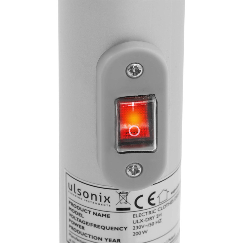 Drabužių džiovintuvas elektrinis 2 lygiai 24 šildymo strypai 55C 20 kg