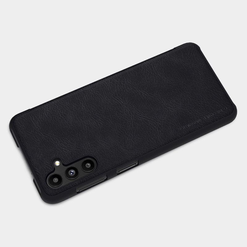 Nillkin Qin odinis dėklas Samsung Galaxy A13 5G juodas