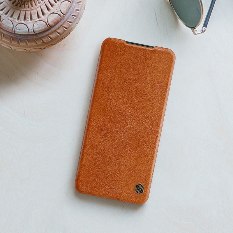 Nillkin Qin odinis dėklas Samsung Galaxy A13 5G juodas