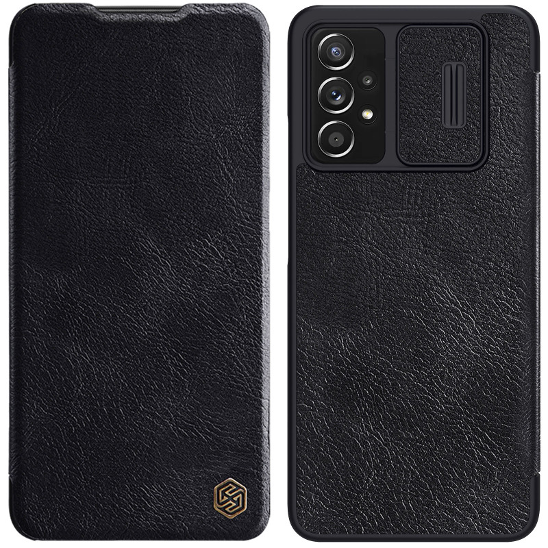 Nillkin Qin odinis dėklas Samsung Galaxy A73 juodas Nillkin Qin odinis dėklas Samsung Galaxy A73 juodas