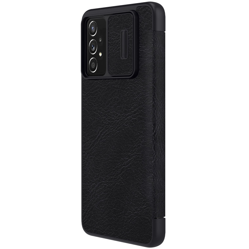Nillkin Qin odinis dėklas Samsung Galaxy A73 juodas