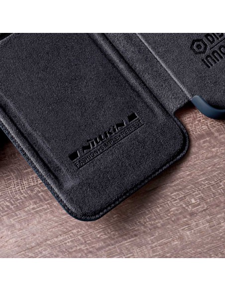 Nillkin Qin odinis dėklas Samsung Galaxy A73 juodas Nillkin Qin odinis dėklas Samsung Galaxy A73 juodas