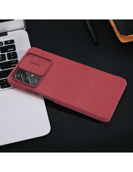 Nillkin Qin odinis dėklas Samsung Galaxy A73 juodas Nillkin Qin odinis dėklas Samsung Galaxy A73 juodas