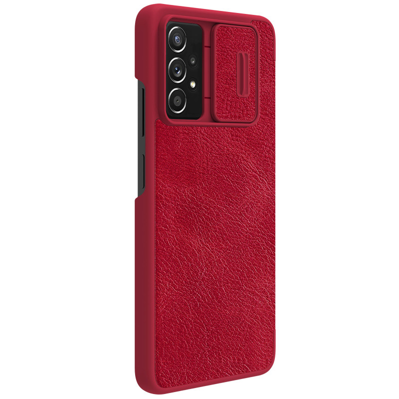Nillkin Qin odinis dėklas Samsung Galaxy A73 raudonas