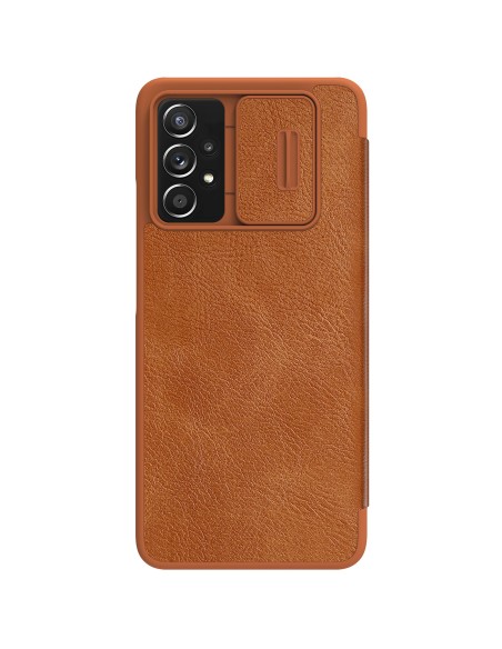 Nillkin Qin odinis dėklas Samsung Galaxy A73 rudas Nillkin Qin odinis dėklas Samsung Galaxy A73 rudas