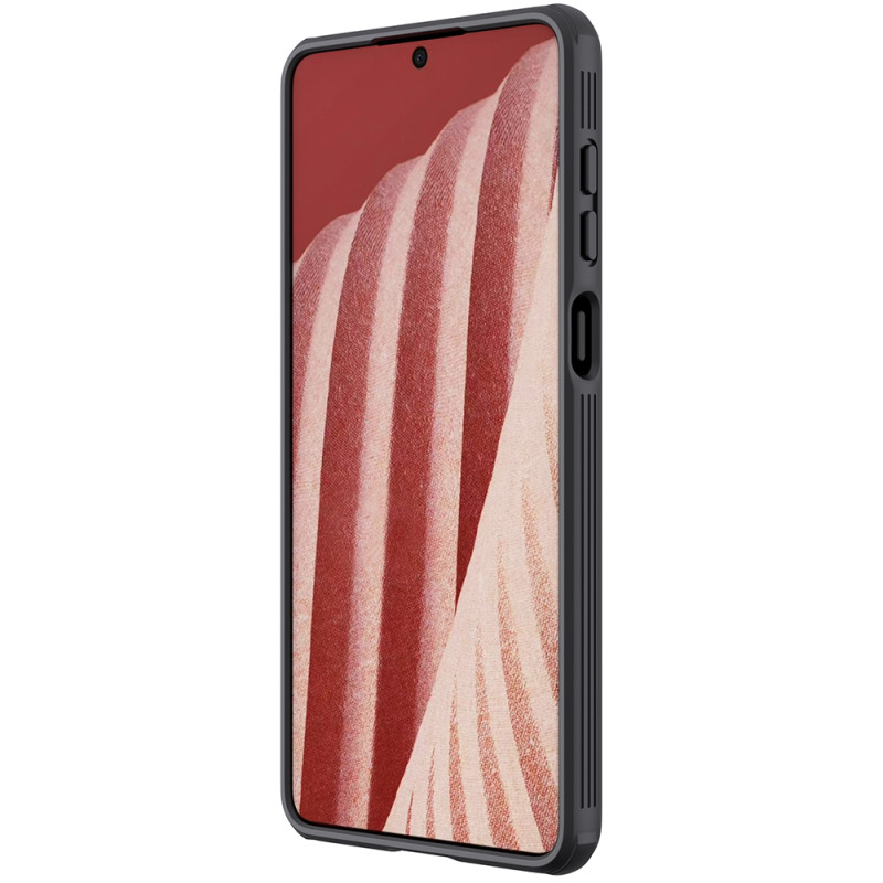 Nillkin CamShield Pro Case Armored Case Cover kameros apsauga, skirta Samsung Galaxy A73 Black