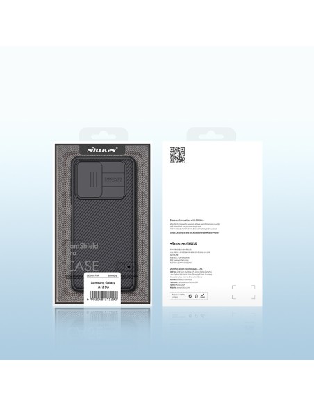 Nillkin CamShield Pro Case Armored Case Cover kameros apsauga, skirta Samsung Galaxy A73 Black Nillkin CamShield Pro Case Armored Case Cover kameros apsauga, skirta Samsung Galaxy A73 Black