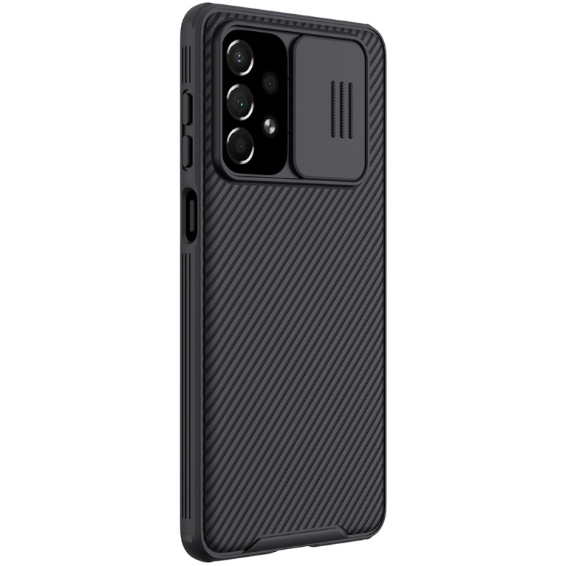 Nillkin CamShield Pro Case Armored Case Cover kameros apsauga, skirta Samsung Galaxy A73 Black