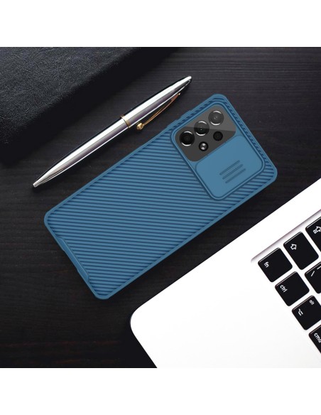 Nillkin CamShield Pro Case Armored Case Cover kameros apsauga, skirta Samsung Galaxy A73 Black Nillkin CamShield Pro Case Armored Case Cover kameros apsauga, skirta Samsung Galaxy A73 Black