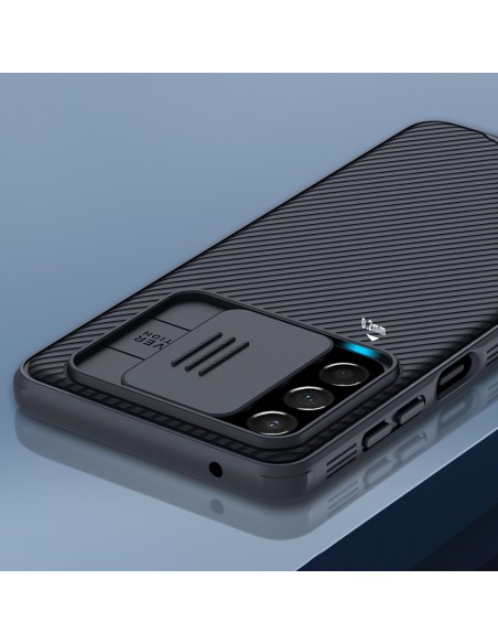 Nillkin CamShield Pro Case Armored Case Cover kameros apsauga, skirta Samsung Galaxy A73 Black Nillkin CamShield Pro Case Armored Case Cover kameros apsauga, skirta Samsung Galaxy A73 Black