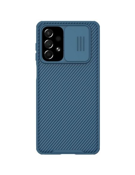 Nillkin CamShield Pro Case Armored Case Cover kameros apsauga, skirta Samsung Galaxy A73 Blue Nillkin CamShield Pro Case Armored Case Cover kameros apsauga, skirta Samsung Galaxy A73 Blue