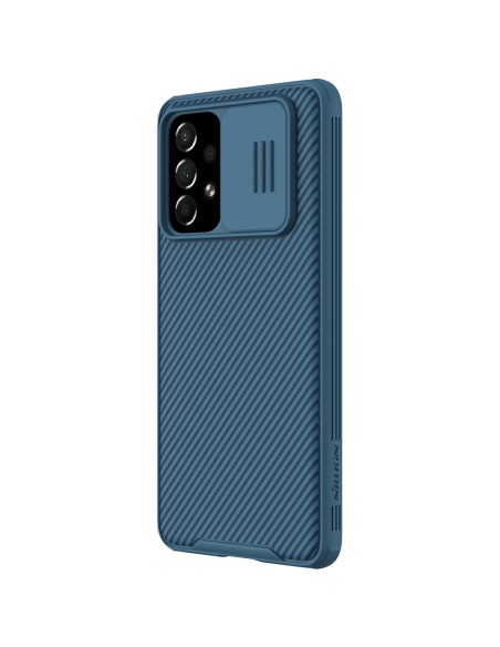 Nillkin CamShield Pro Case Armored Case Cover kameros apsauga, skirta Samsung Galaxy A73 Blue Nillkin CamShield Pro Case Armored Case Cover kameros apsauga, skirta Samsung Galaxy A73 Blue