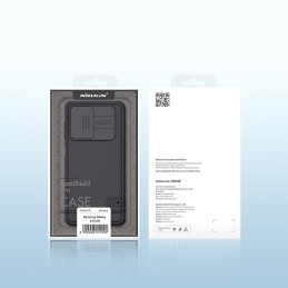 Nillkin CamShield Pro Case Armored Case Cover kameros apsauga, skirta Samsung Galaxy A73 Blue