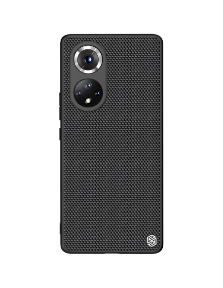 Nillkin Textured Case tvirtas sustiprintas dėklas su gelio rėmu ir nailonine nugara, skirtas Honor 50 Pro juodai Nillkin Textured Case tvirtas sustiprintas dėklas su gelio rėmu ir nailonine nugara, skirtas Honor 50 Pro juodai
