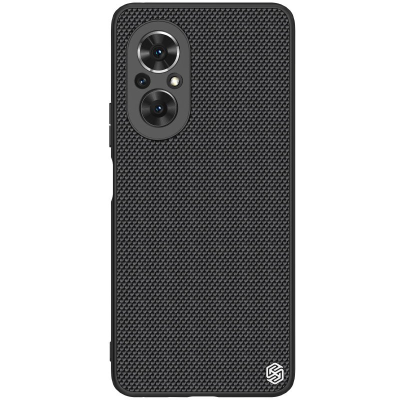 Nillkin Textured Case tvirtas sustiprintas dėklas su gelio rėmu ir nailonine nugara, skirtas Honor 50 SE juodai Nillkin Textured Case tvirtas sustiprintas dėklas su gelio rėmu ir nailonine nugara, skirtas Honor 50 SE juodai