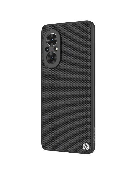 Nillkin Textured Case tvirtas sustiprintas dėklas su gelio rėmu ir nailonine nugara, skirtas Honor 50 SE juodai Nillkin Textured Case tvirtas sustiprintas dėklas su gelio rėmu ir nailonine nugara, skirtas Honor 50 SE juodai