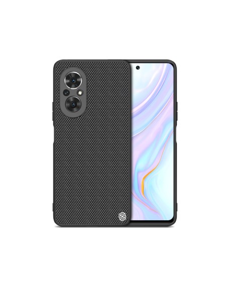Nillkin Textured Case tvirtas sustiprintas dėklas su gelio rėmu ir nailonine nugara, skirtas Honor 50 SE juodai Nillkin Textured Case tvirtas sustiprintas dėklas su gelio rėmu ir nailonine nugara, skirtas Honor 50 SE juodai
