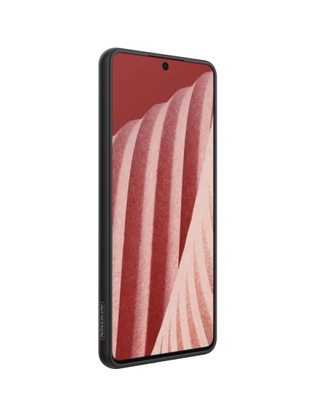 Nillkin Textured Case tvirtas sustiprintas dėklas su gelio rėmeliu ir nailonine nugara, skirta Samsung Galaxy A73 juodai Nillkin Textured Case tvirtas sustiprintas dėklas su gelio rėmeliu ir nailonine nugara, skirta Samsung Galaxy A73 juodai