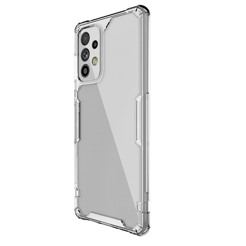 Nillkin Nature Pro dėklas Samsung Galaxy A73 šarvuotu dangteliu permatomas dangtelis
