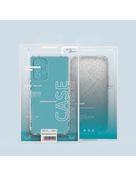 Nillkin Nature Pro dėklas Samsung Galaxy A73 šarvuotu dangteliu permatomas dangtelis Nillkin Nature Pro dėklas Samsung Galaxy A73 šarvuotu dangteliu permatomas dangtelis