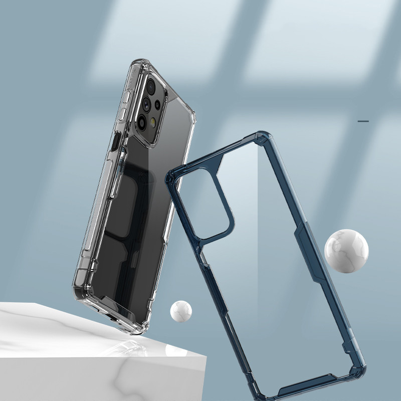 Nillkin Nature Pro dėklas Samsung Galaxy A73 šarvuotu dangteliu permatomas dangtelis