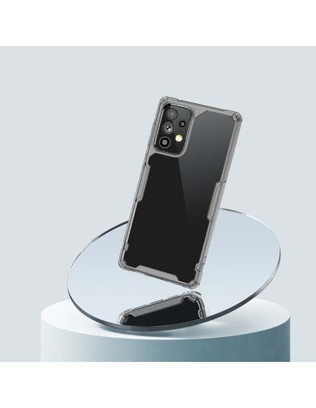 Nillkin Nature Pro dėklas Samsung Galaxy A73 šarvuotu dangteliu permatomas dangtelis Nillkin Nature Pro dėklas Samsung Galaxy A73 šarvuotu dangteliu permatomas dangtelis