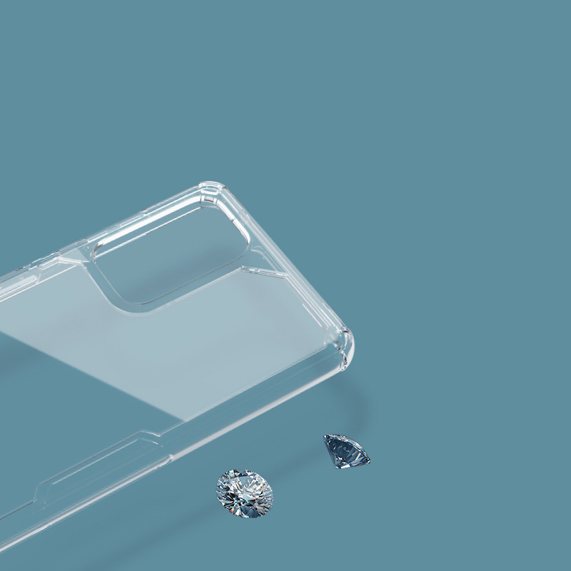 Nillkin Nature Pro dėklas Samsung Galaxy A73 šarvuotu dangteliu permatomas dangtelis