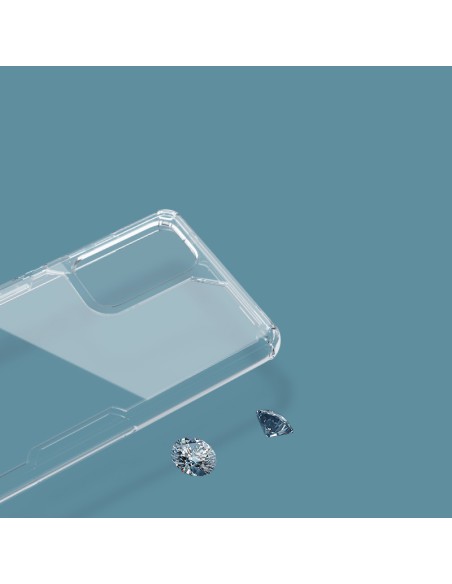 Nillkin Nature Pro dėklas Samsung Galaxy A73 šarvuotu dangteliu permatomas dangtelis Nillkin Nature Pro dėklas Samsung Galaxy A73 šarvuotu dangteliu permatomas dangtelis
