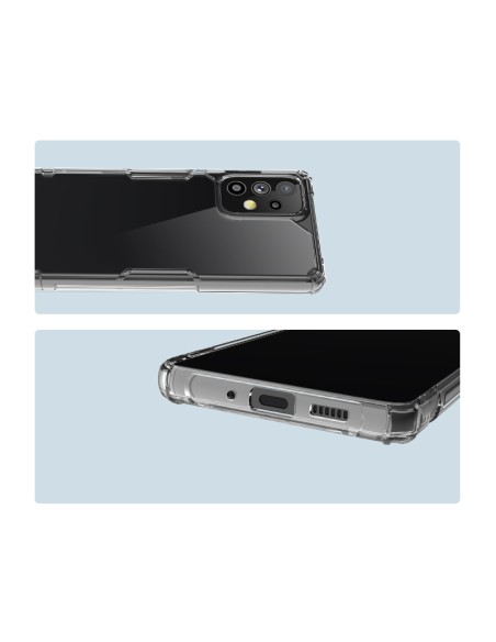 Nillkin Nature Pro dėklas Samsung Galaxy A73 šarvuotu dangteliu permatomas dangtelis Nillkin Nature Pro dėklas Samsung Galaxy A73 šarvuotu dangteliu permatomas dangtelis
