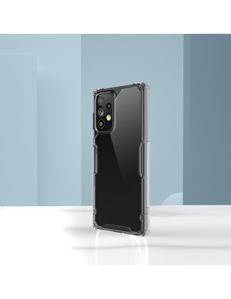 Nillkin Nature Pro dėklas Samsung Galaxy A73 šarvuotu dangteliu permatomas dangtelis Nillkin Nature Pro dėklas Samsung Galaxy A73 šarvuotu dangteliu permatomas dangtelis