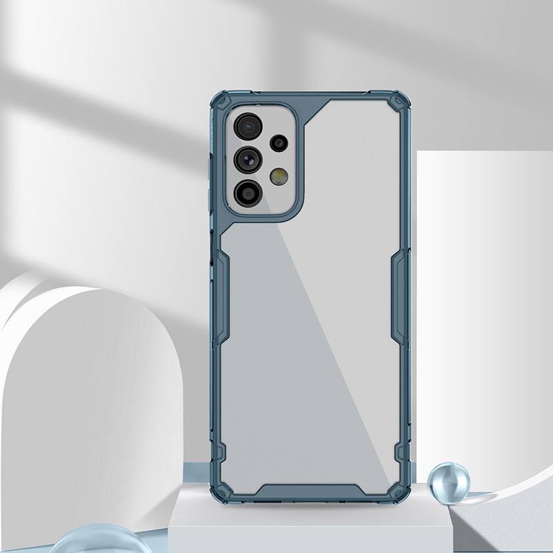 Nillkin Nature Pro dėklas Samsung Galaxy A73 šarvuotu dangteliu permatomas dangtelis