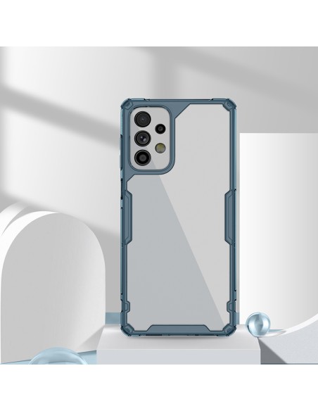 Nillkin Nature Pro dėklas Samsung Galaxy A73 šarvuotu dangteliu permatomas dangtelis Nillkin Nature Pro dėklas Samsung Galaxy A73 šarvuotu dangteliu permatomas dangtelis